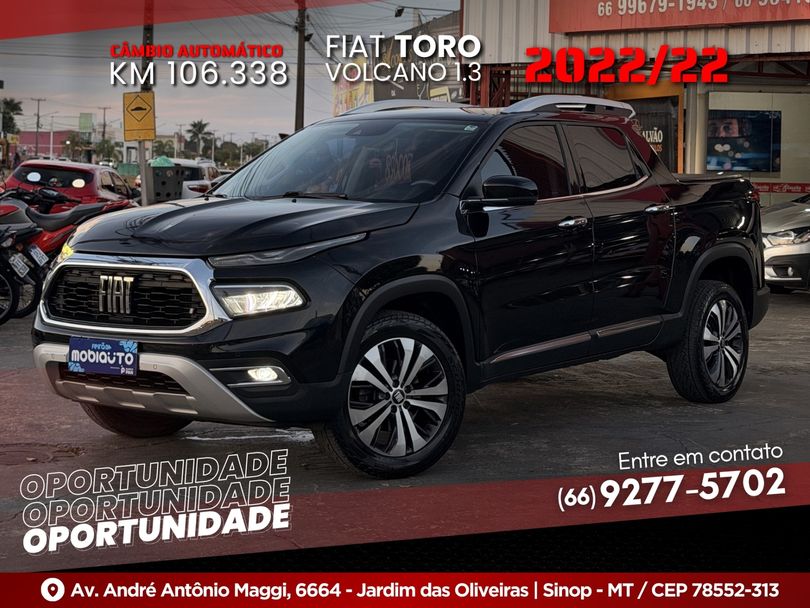 Fiat Toro Volcano 1.3 T270 4x2 Flex Aut.