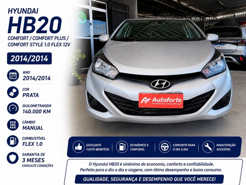Hyundai HB20 Comf./C.Plus/C.Style 1.0 Flex 12V