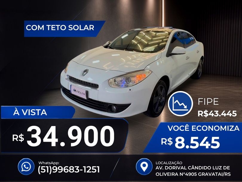 Renault FLUENCE Sedan Privilège 2.0 16V FLEX Aut