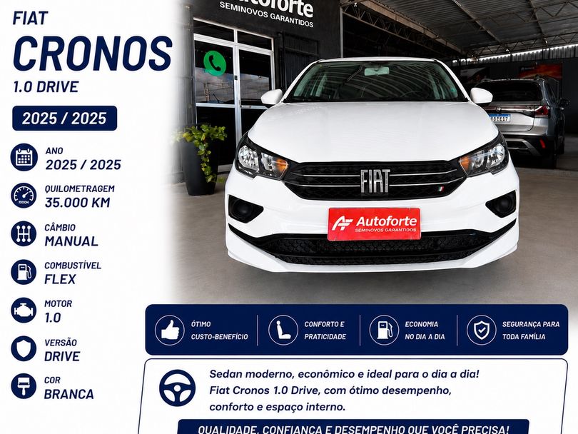 Fiat CRONOS DRIVE 1.0 6V Flex