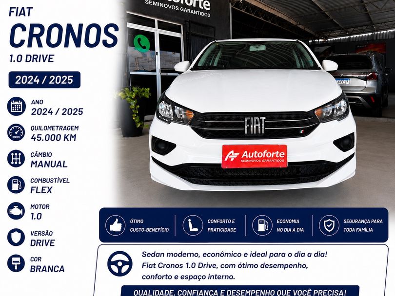 Fiat CRONOS DRIVE 1.0 6V Flex