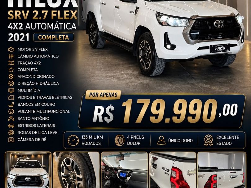 Toyota Hilux CD SRV 4x2 2.7 Flex 16V Aut.