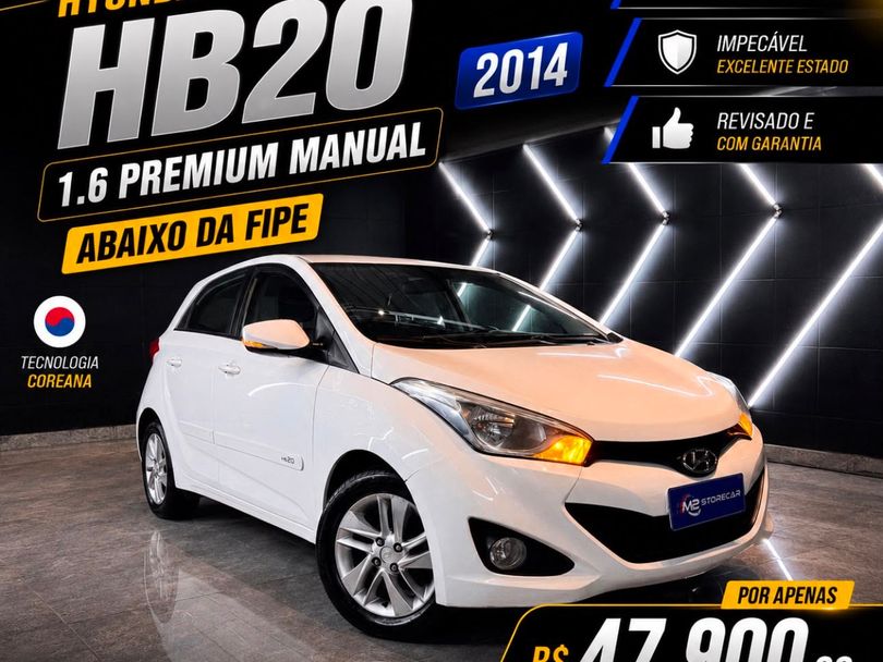 Hyundai HB20 Premium 1.6 Flex 16V Mec.