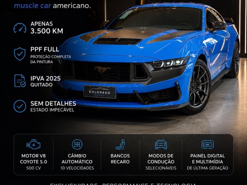 Ford Mustang Dark Horse 5.0 V8 Aut.