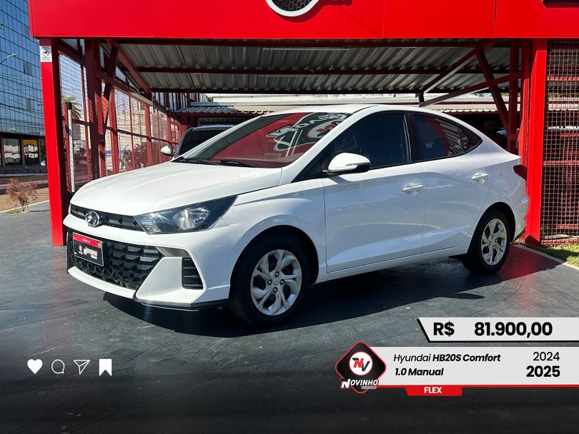 Hyundai HB20S Comfort Plus 1.0 Flex 12V Mec.