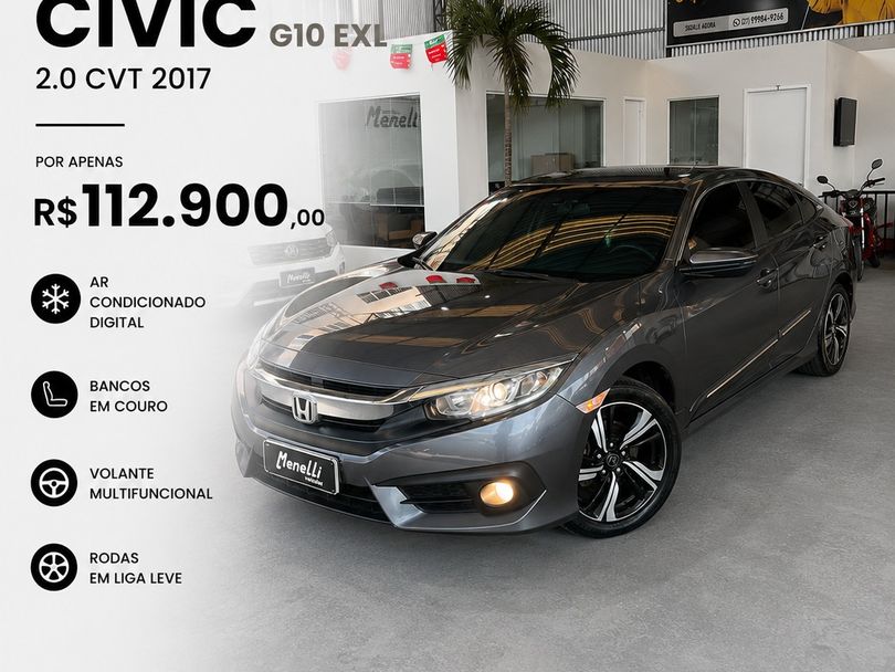 Honda Civic Sedan EXL 2.0 Flex 16V Aut.4p