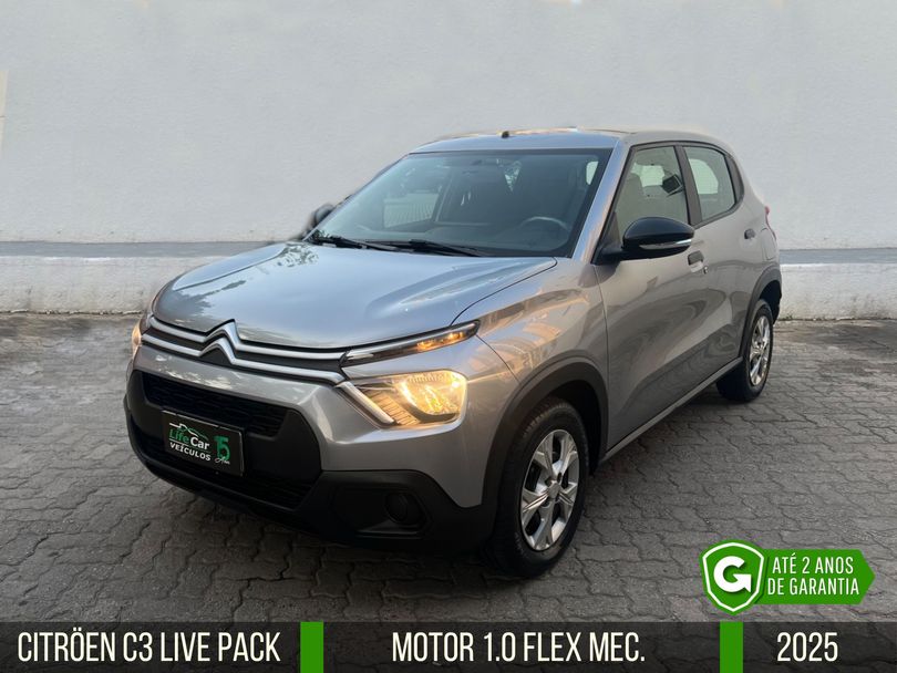 Citroën C3 Live Pack 1.0 Flex 6V 5p Mec.