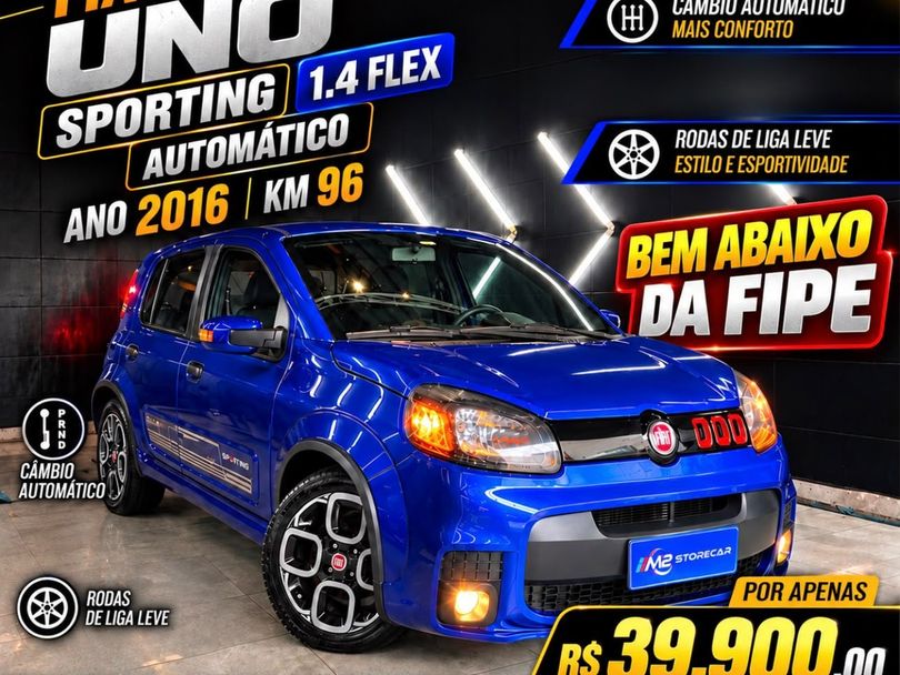 Fiat UNO SPORTING 1.4 B.Edit. Flex 8V 5p