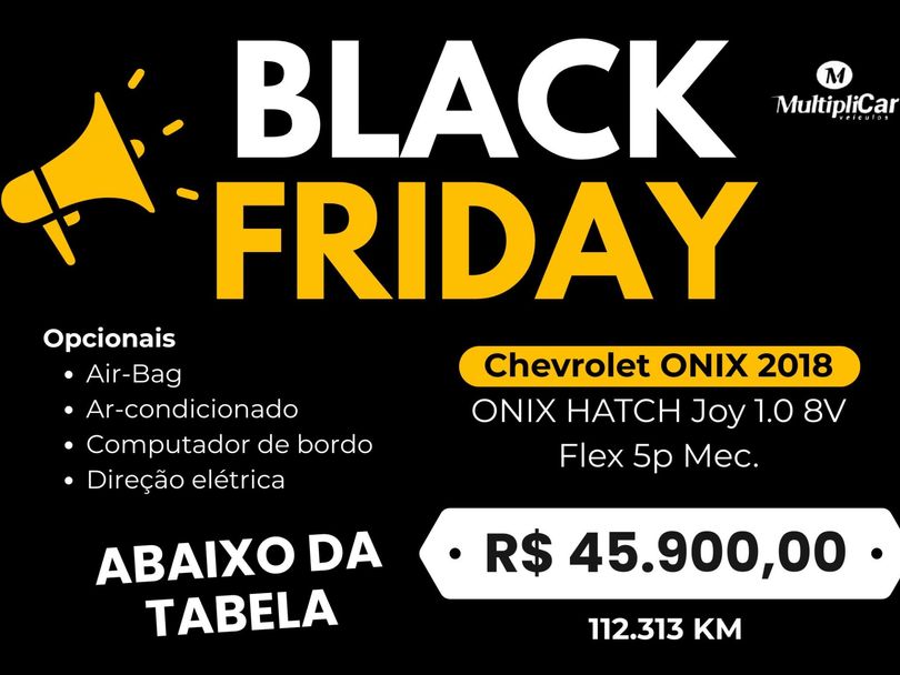 Chevrolet ONIX HATCH Joy 1.0 8V Flex 5p Mec.