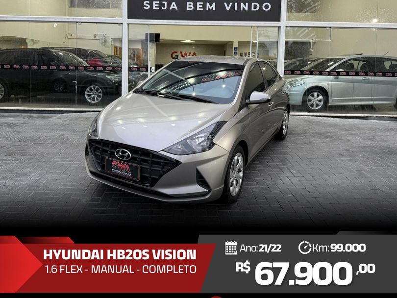 Hyundai HB20S Vision 1.6 Flex 16V Mec.
