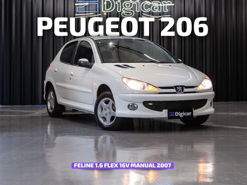 Peugeot 206 Techno/ Feline 1.6/ 1.6 Flex 16V 5p