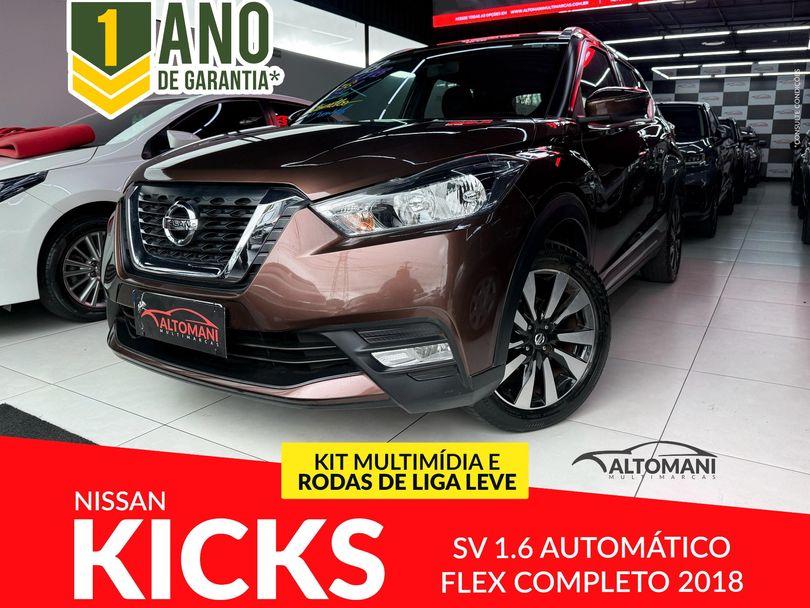 Nissan KICKS SV 1.6 16V FlexStar 5p Aut.