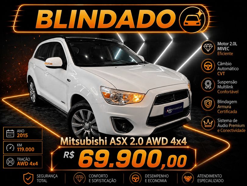 Mitsubishi ASX 2.0 16V  4x4 Aut.(By Armura-Blind.)