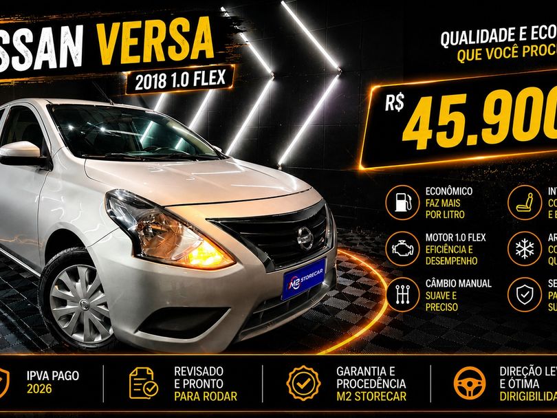 Nissan VERSA 1.0 12V FlexStart 4p Mec.