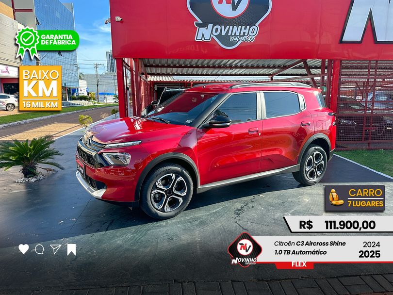 Citroën AIRCROSS Shine 1.0 Flex TB 200 Aut.