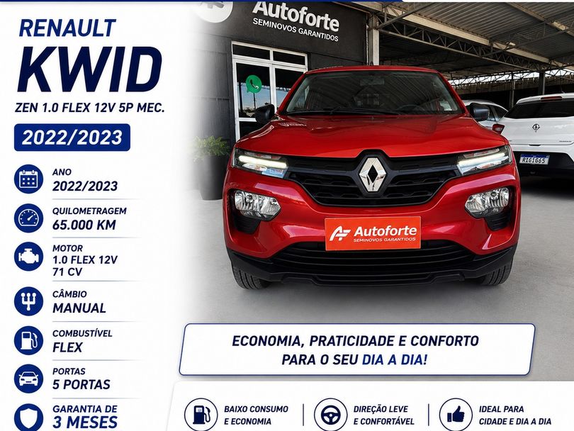 Renault KWID Zen 1.0 Flex 12V 5p Mec.