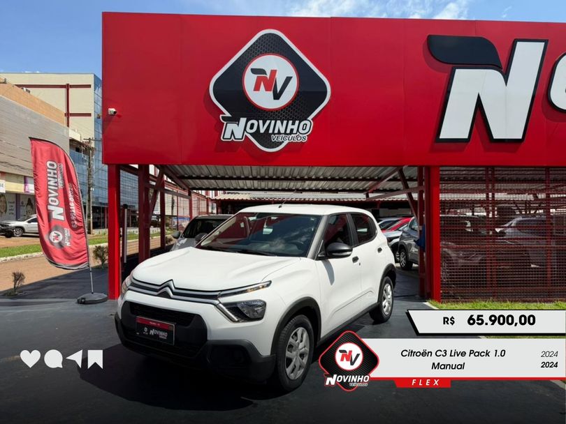 Citroën C3 Live Pack 1.0 Flex 6V 5p Mec.