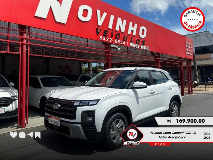 Hyundai Creta Comfort 1.0 TB 12V Flex Aut.
