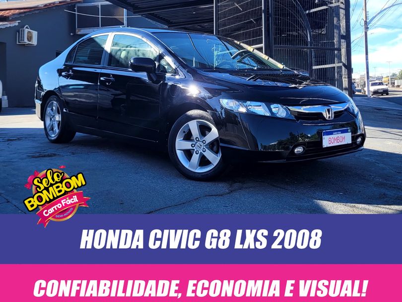 Honda Civic Sedan LXS 1.8/1.8 Flex 16V Mec. 4p