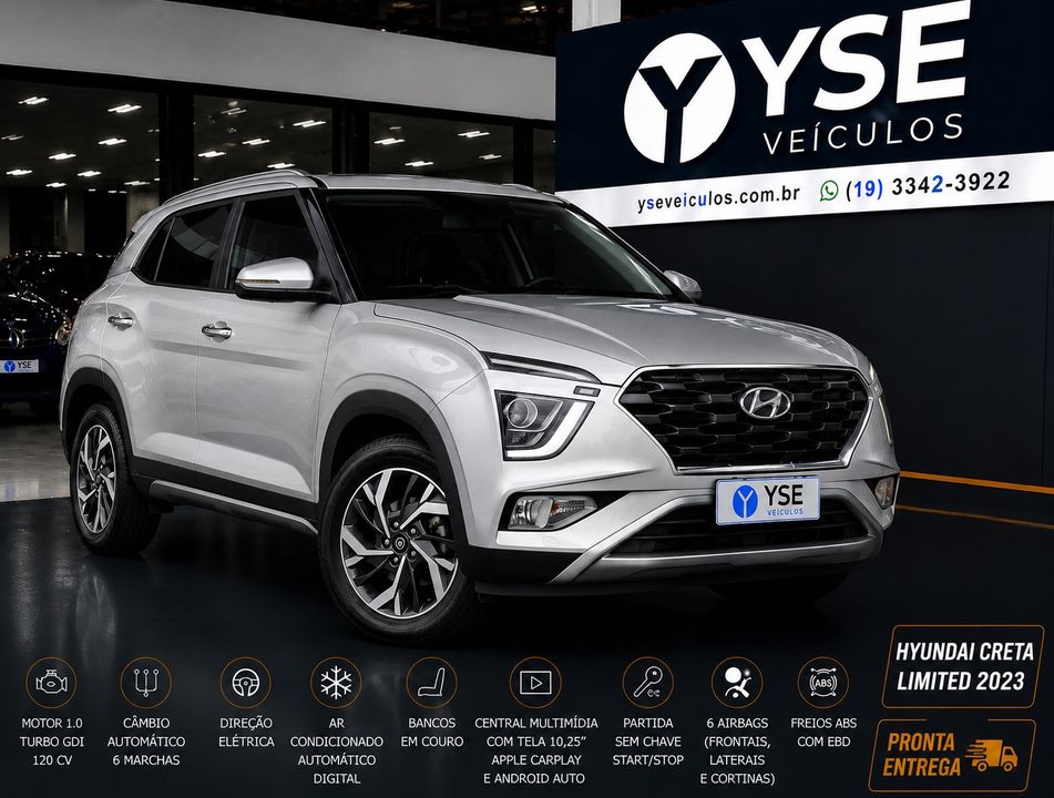 Hyundai Creta Limited 1.0 TB 12V Flex Aut.