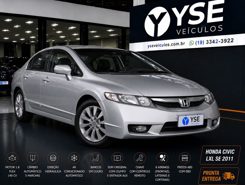 Honda Civic Sed. LXL/ LXL SE 1.8 Flex 16V Aut.