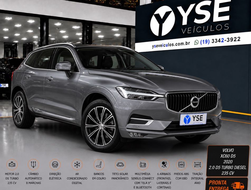 Volvo XC 60 D-5 MOMENTUM 2.0 AWD Diesel 5p
