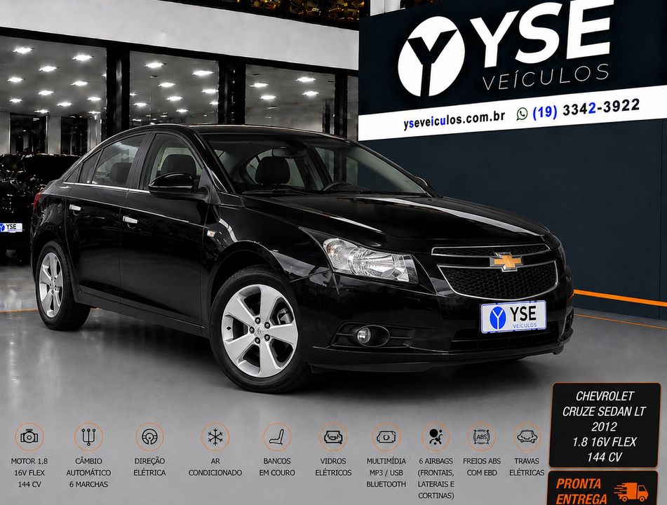 Chevrolet CRUZE LT 1.8 16V FlexPower 4p Aut.