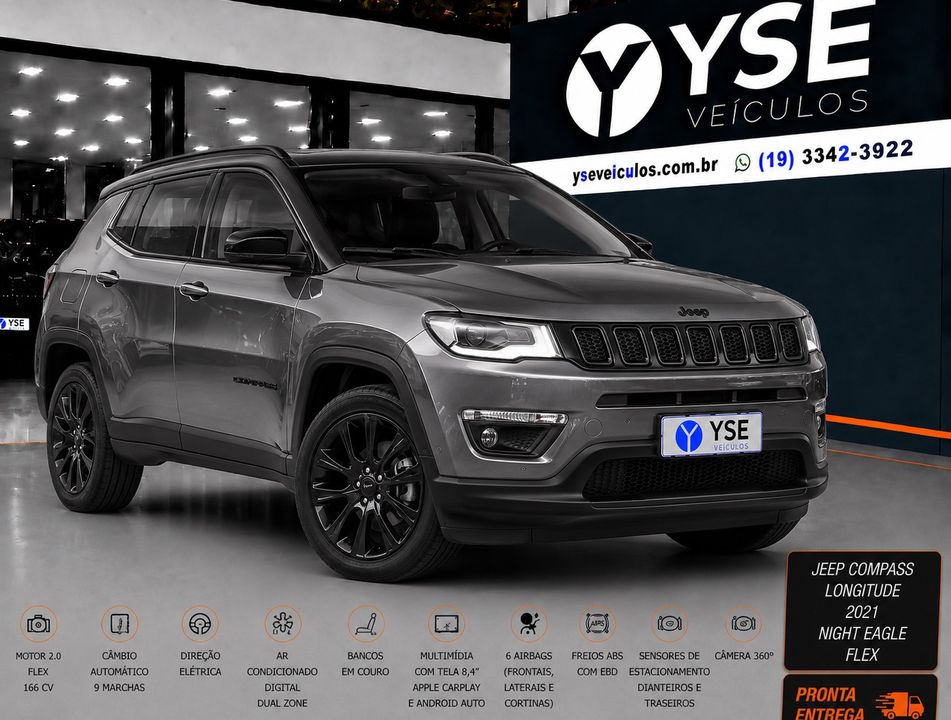 Jeep COMPASS LONGITUDE 2.0 4x2 Flex 16V Aut.