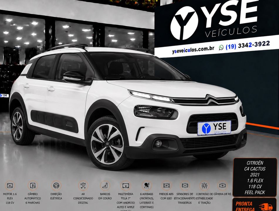 Citroën C4 CACTUS FEEL Pack 1.6 16V Flex Aut.
