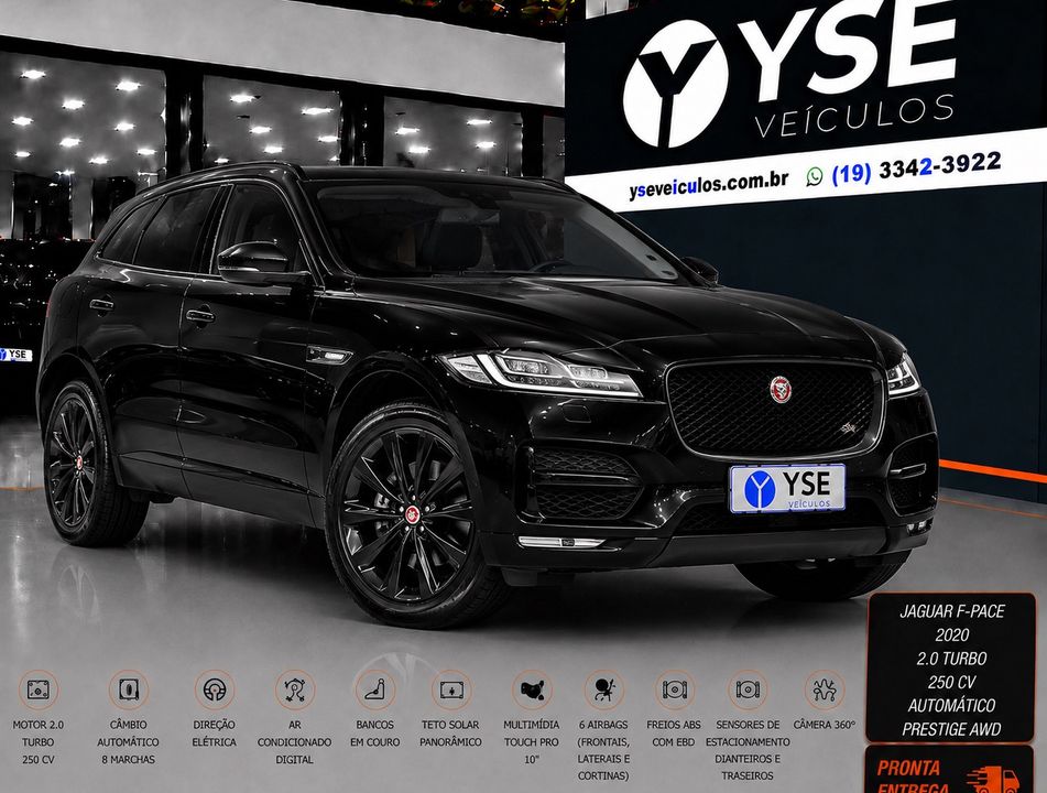 Jaguar F-Pace 2.0 Prestige 180cv Diesel Aut.