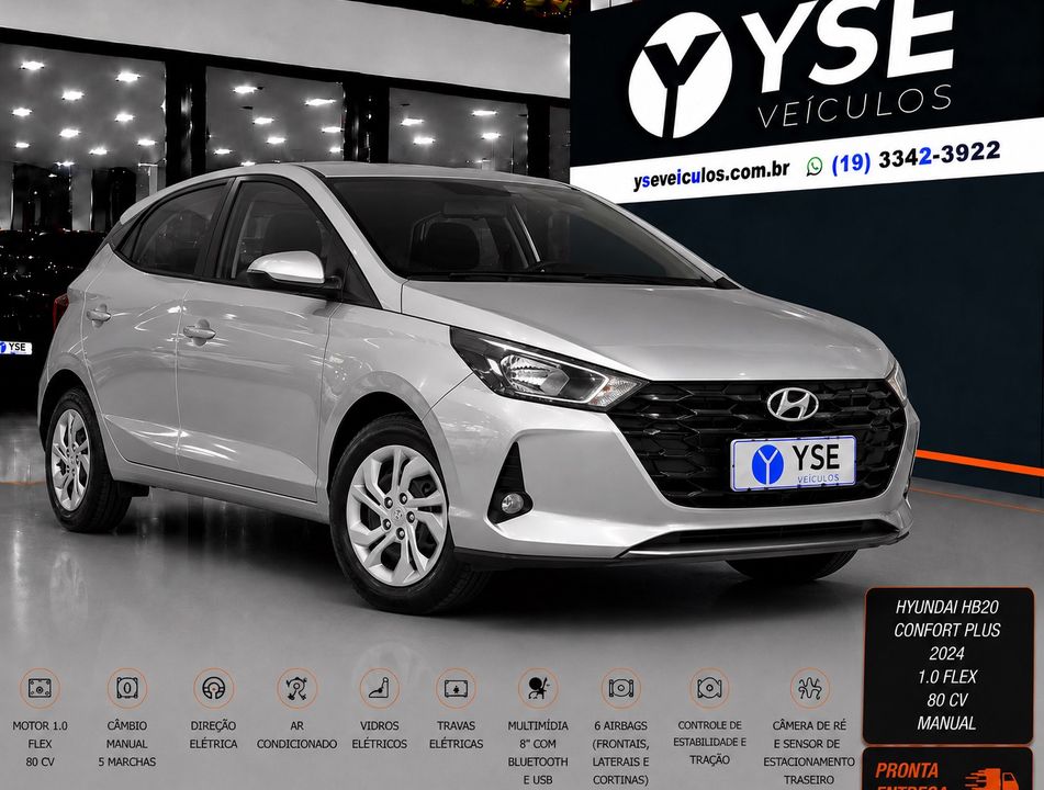 Hyundai HB20 Comfort Plus 1.0 TB Flex 12V Aut.