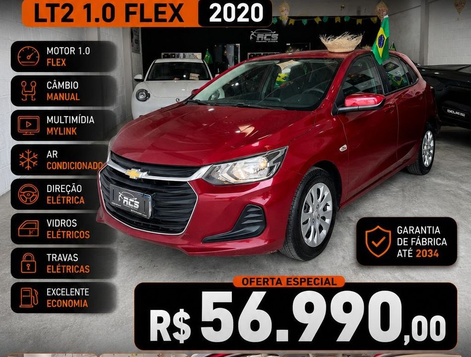 Chevrolet ONIX HATCH LT 1.0 12V Flex 5p Mec.