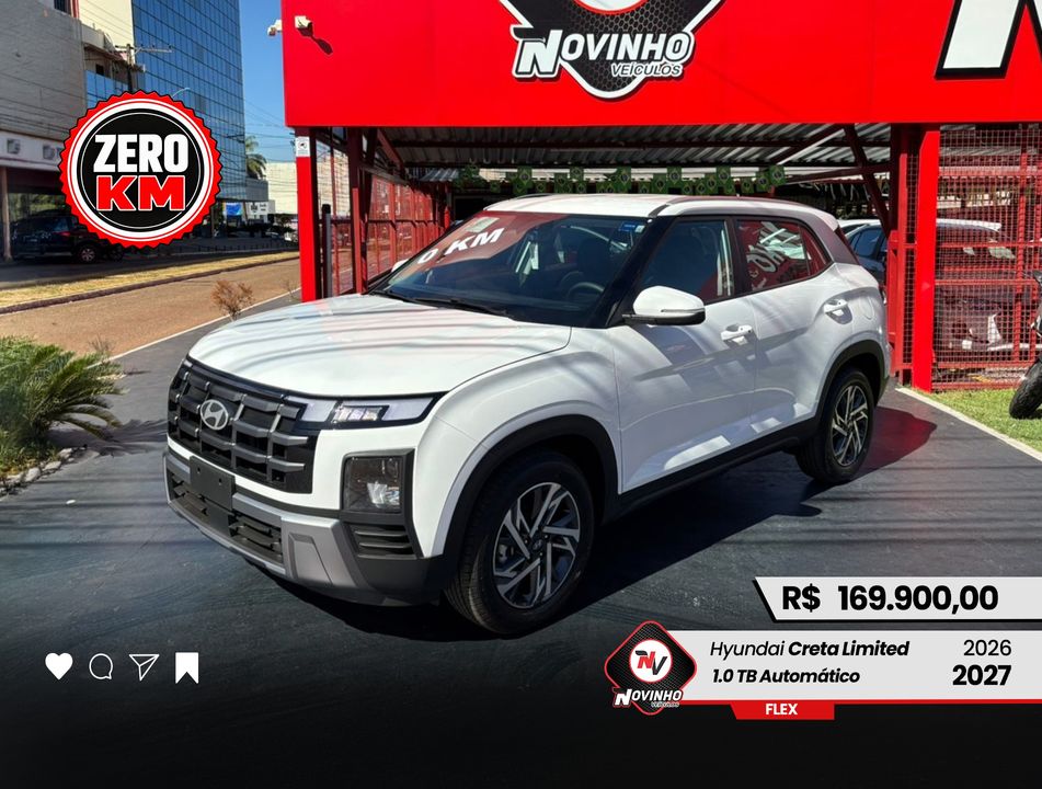 Hyundai Creta Limited 1.0 TB 12V Flex Aut.