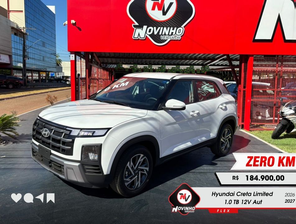 Hyundai Creta Limited 1.0 TB 12V Flex Aut.