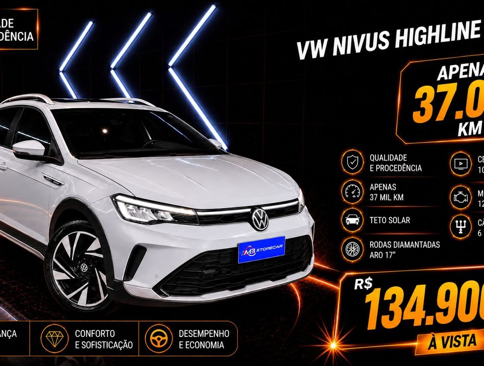 VolksWagen Nivus Highline 1.0 200 TSI Flex Aut.