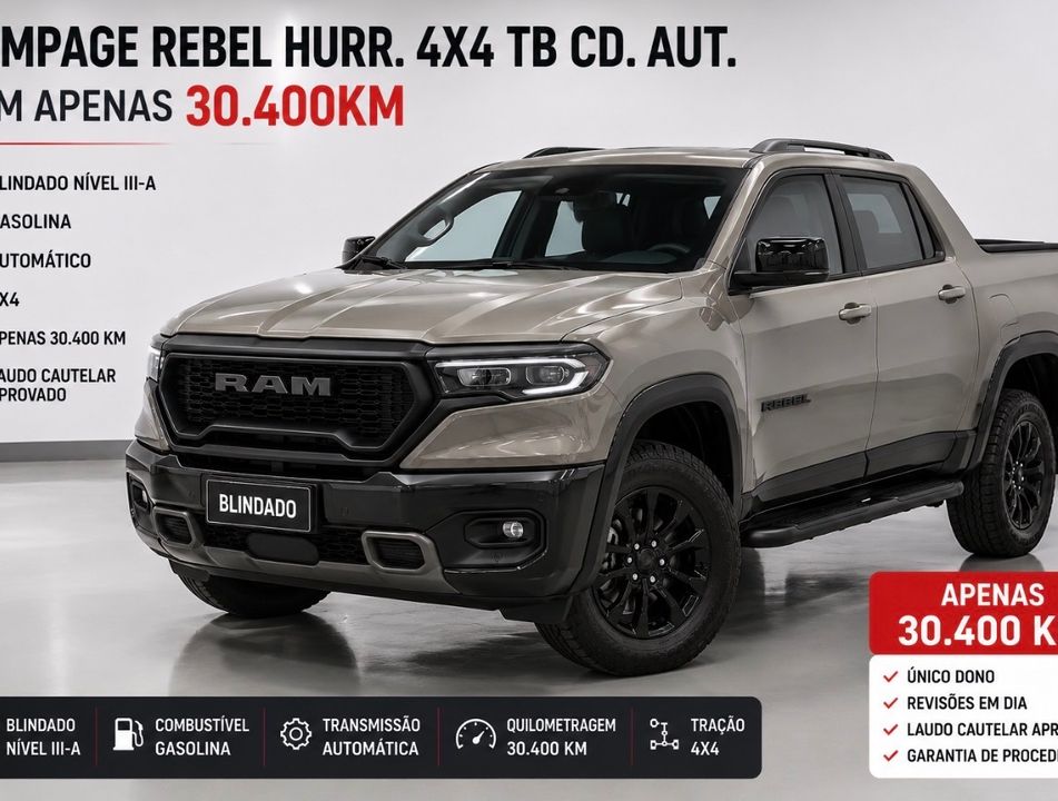 RAM RAMPAGE REBEL HURR.4 2.0 TB CD 4X4 Aut.