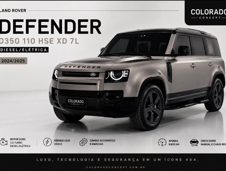Land Rover Defender 110 X D350  Die. Aut. (Híb.)