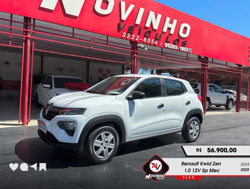 Renault KWID Zen 1.0 Flex 12V 5p Mec.