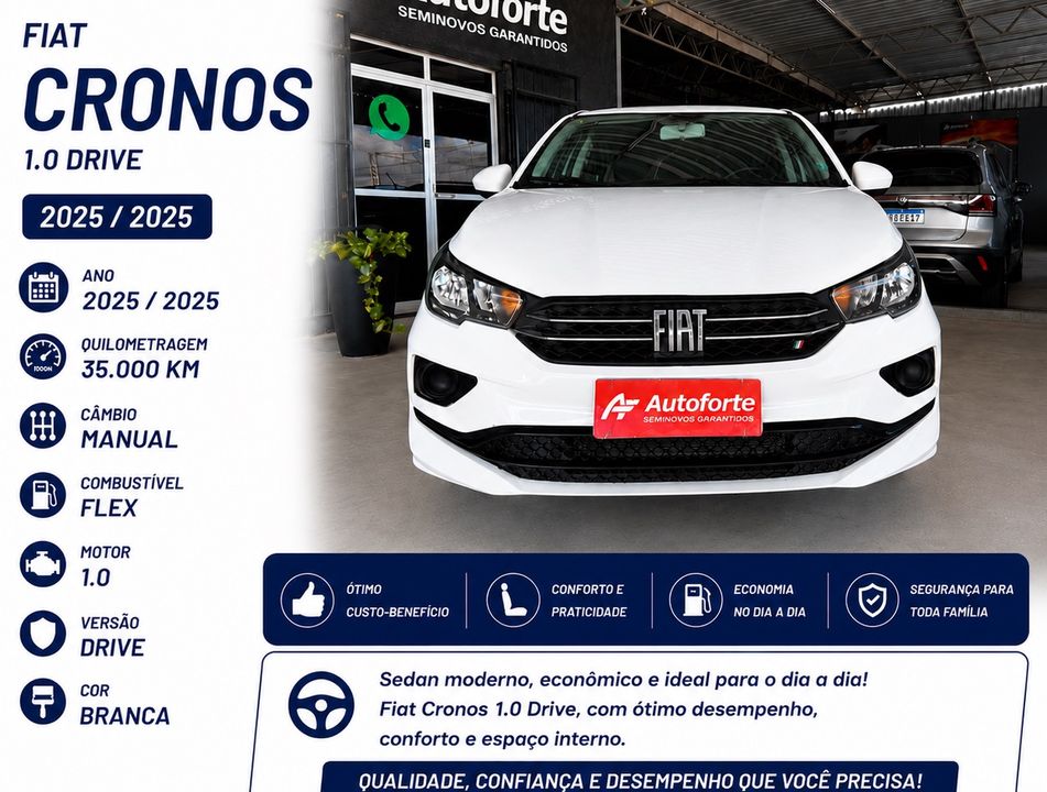 Fiat CRONOS DRIVE 1.0 6V Flex