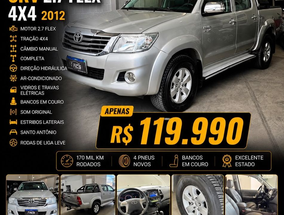 Toyota Hilux CD SRV 4x4 2.7 Flex 16V Aut.