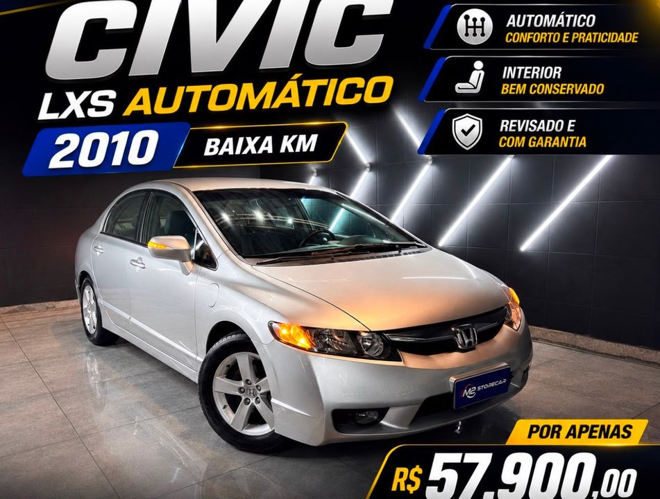 Honda Civic Sedan LXS 1.8/1.8 Flex 16V Aut. 4p