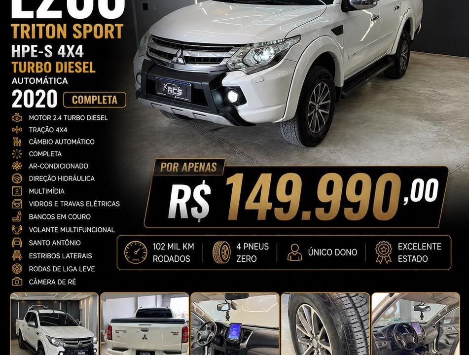 Mitsubishi L200 Triton Sport HPE-S 2.4 CD Dies. Aut