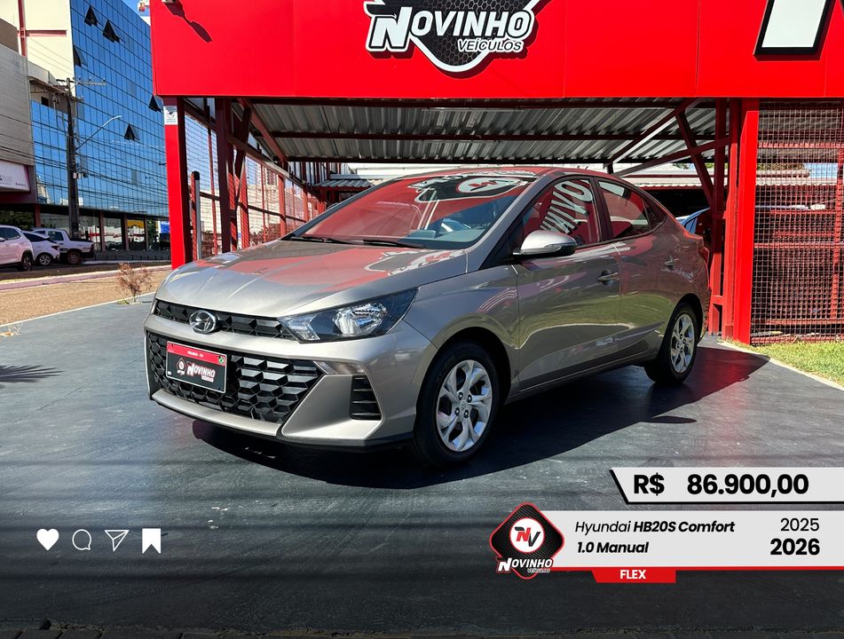 Hyundai HB20S Comfort 1.0  Flex 12V Mec.