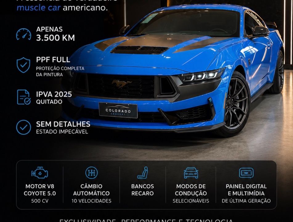 Ford Mustang Dark Horse 5.0 V8 Aut.