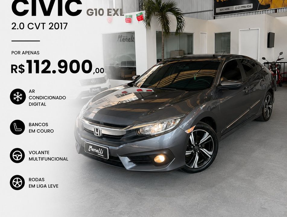 Honda Civic Sedan EXL 2.0 Flex 16V Aut.4p