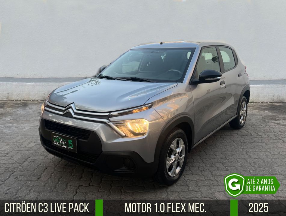 Citroën C3 Live Pack 1.0 Flex 6V 5p Mec.
