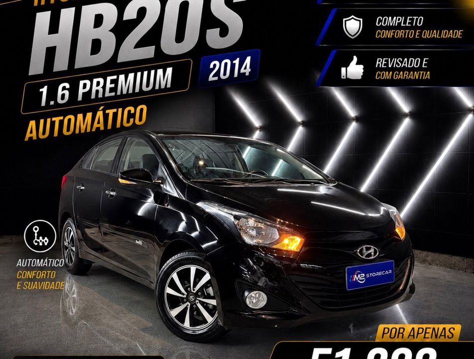 Hyundai HB20S Premium 1.6 Flex 16V Aut. 4p