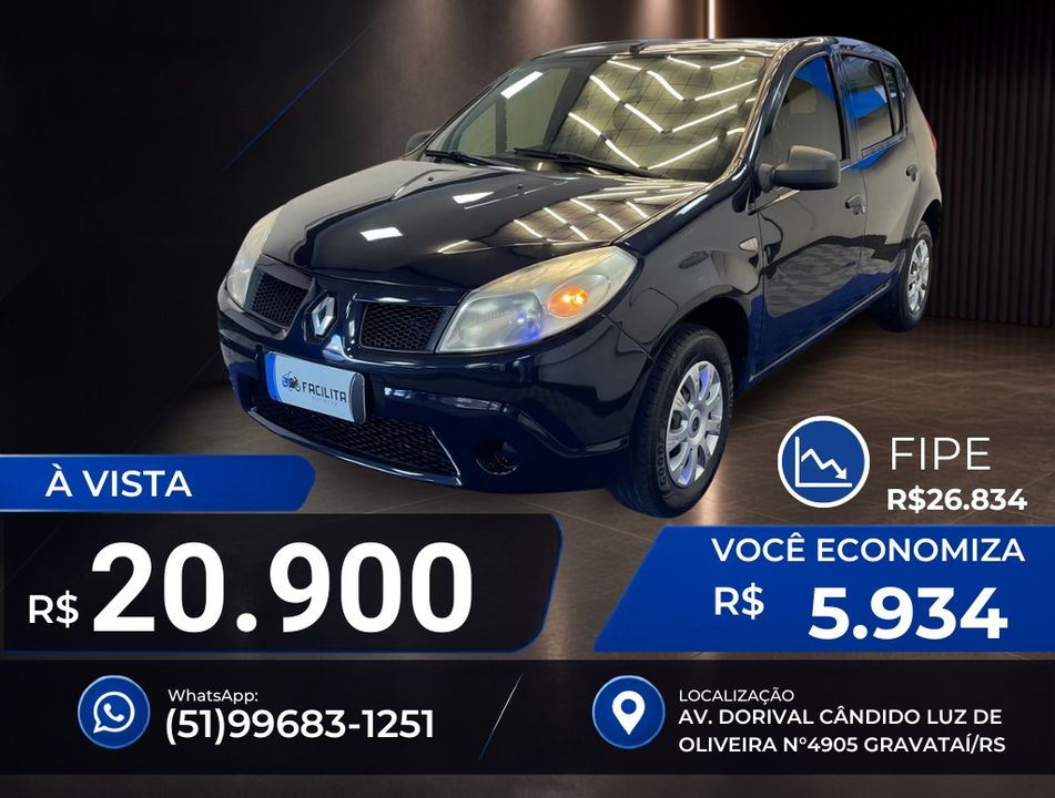 Renault SANDERO Authentique Hi-Flex 1.0 16V 5p