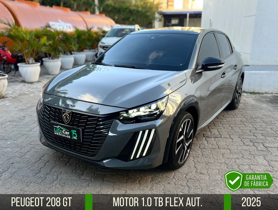 Peugeot 208 GT 1.0 Turbo Flex 5p Aut.