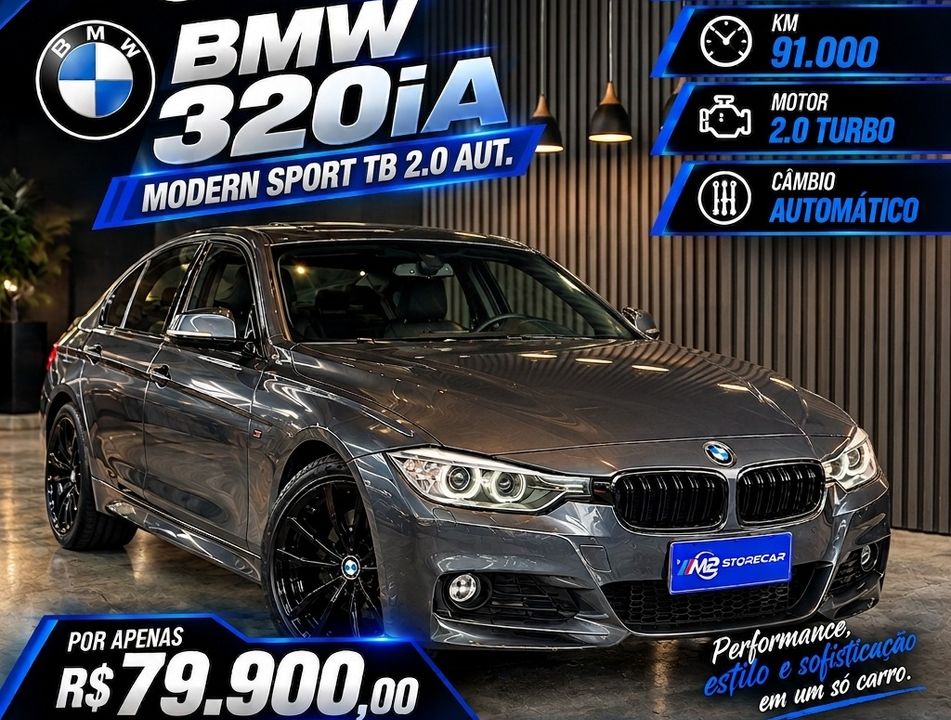 BMW 320iA Modern/Sport TB 2.0/A.Flex/GP 4p